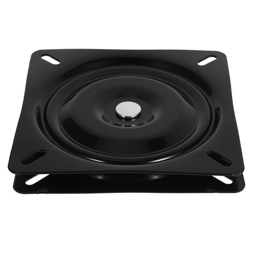 Black iron chair swivel - black,